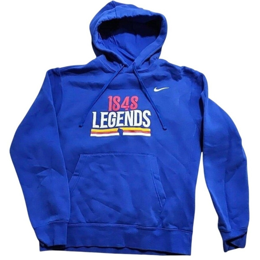 Nike 1848 Legends Wisconsin Hoodie Mens Medium Blue Pullover CJ1611-493